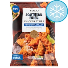 Tesco Southern Fried Chicken Breast Strips 400G