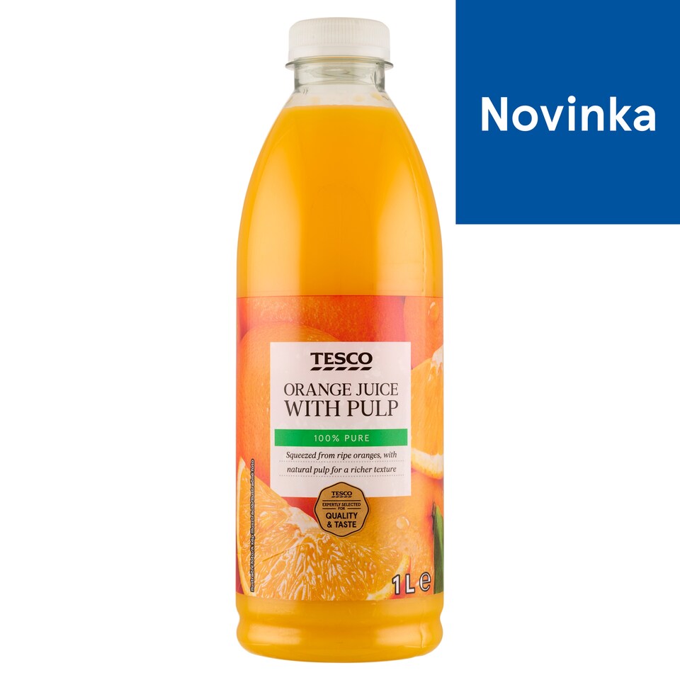 Tesco Orange Juice with Pulp 1 L