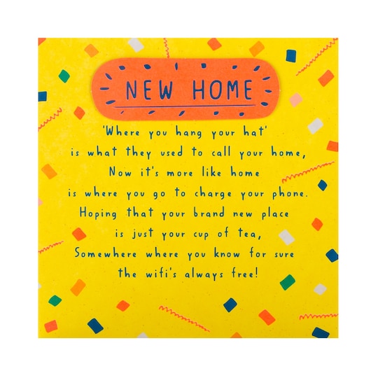 Hallmark New Home Card Poeticool Tesco Groceries