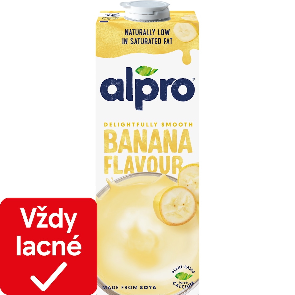 obrázok 1 z ALPRO Sójový nápoj s banánovou príchuťou 1l