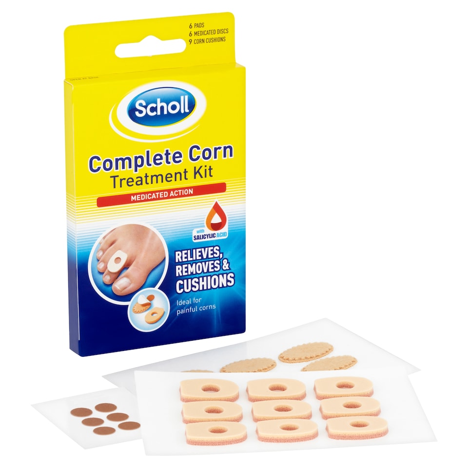 image 1 of Scholl Complete Corn Treatment and Removal Kit for Foot Care