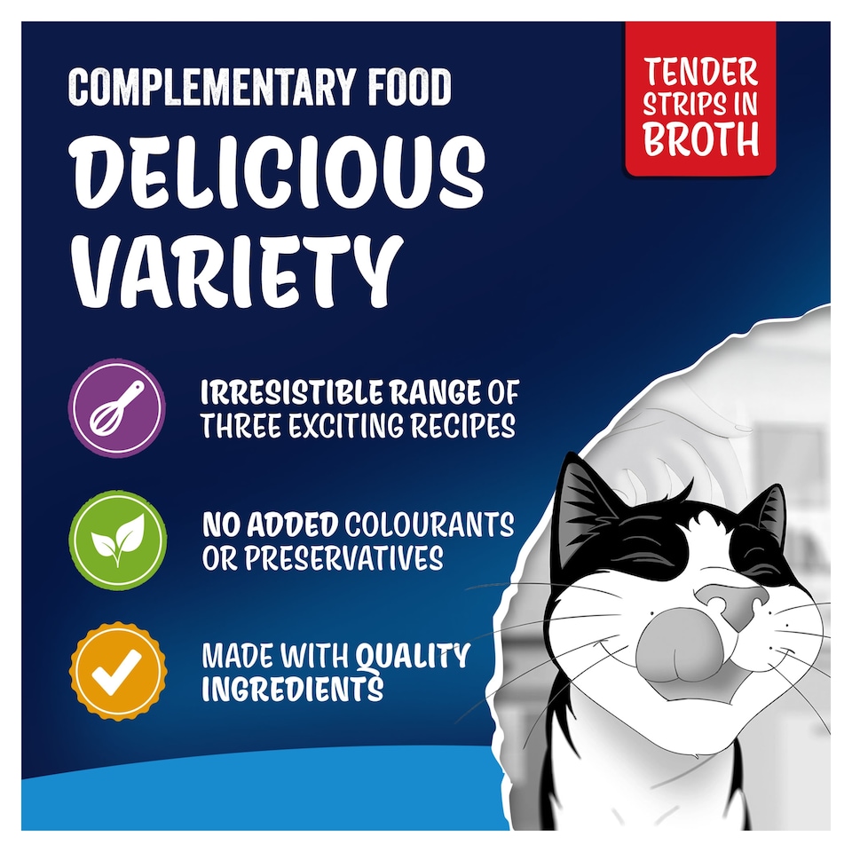 image 1 of Felix Soup Original Wet Cat Food - Fish Selection 6x48g