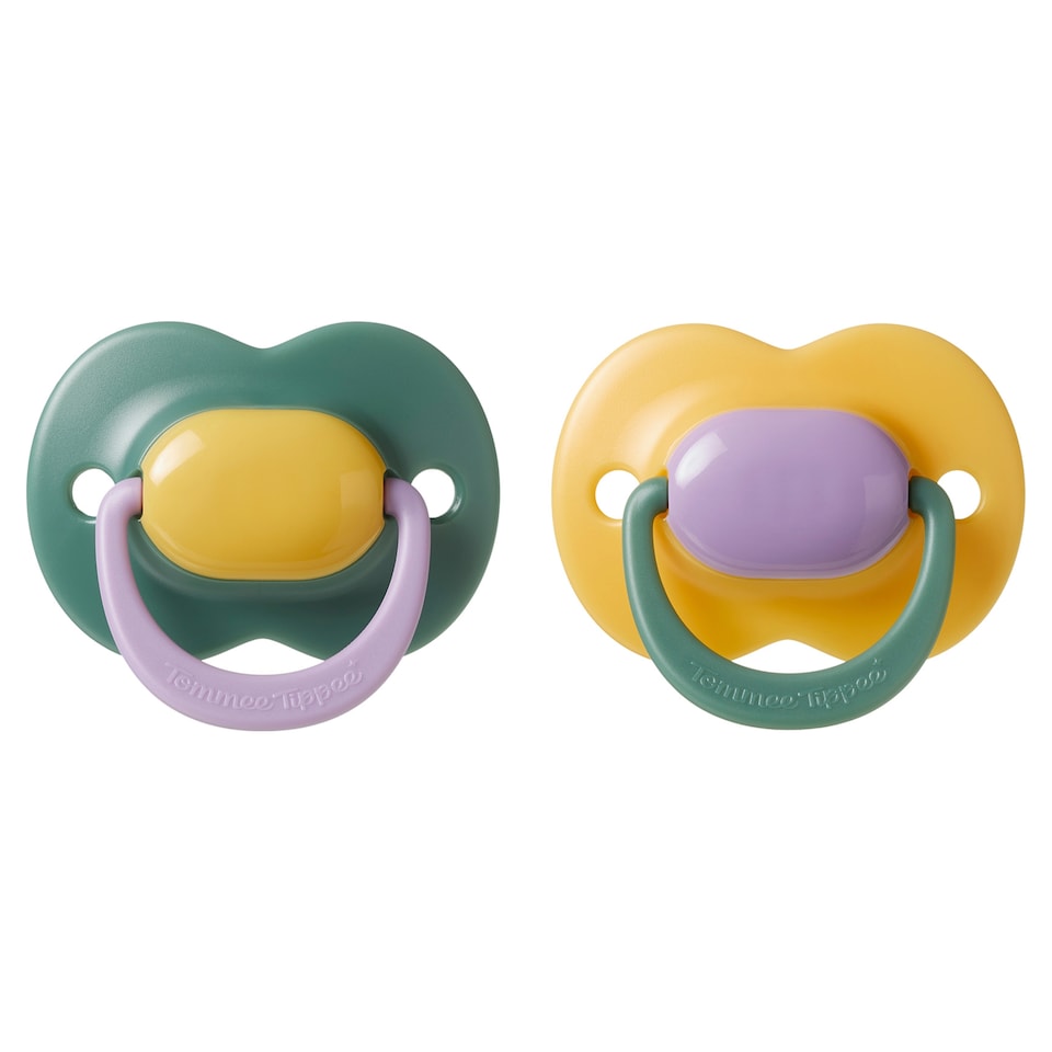 image 1 of TOMMEE TIPPEE ULTIMATE FIT ORTHODONTIC SILICONE 18-36M 2 SOOTHERS