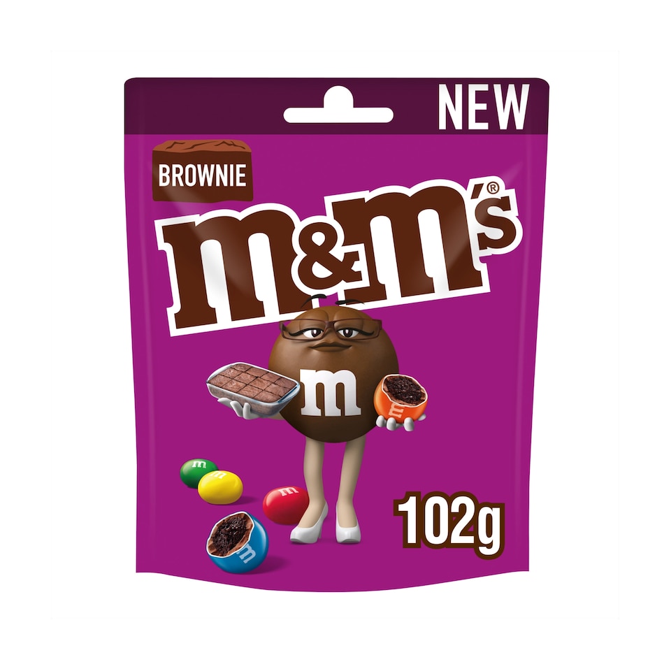 M&M's Brownie Bites Milk Chocolate Pouch Bag 102g