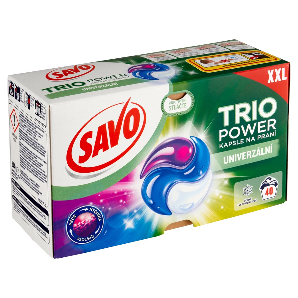Obrázek 1 pro produkt SAVO kapsle na praní Univerzální 40w