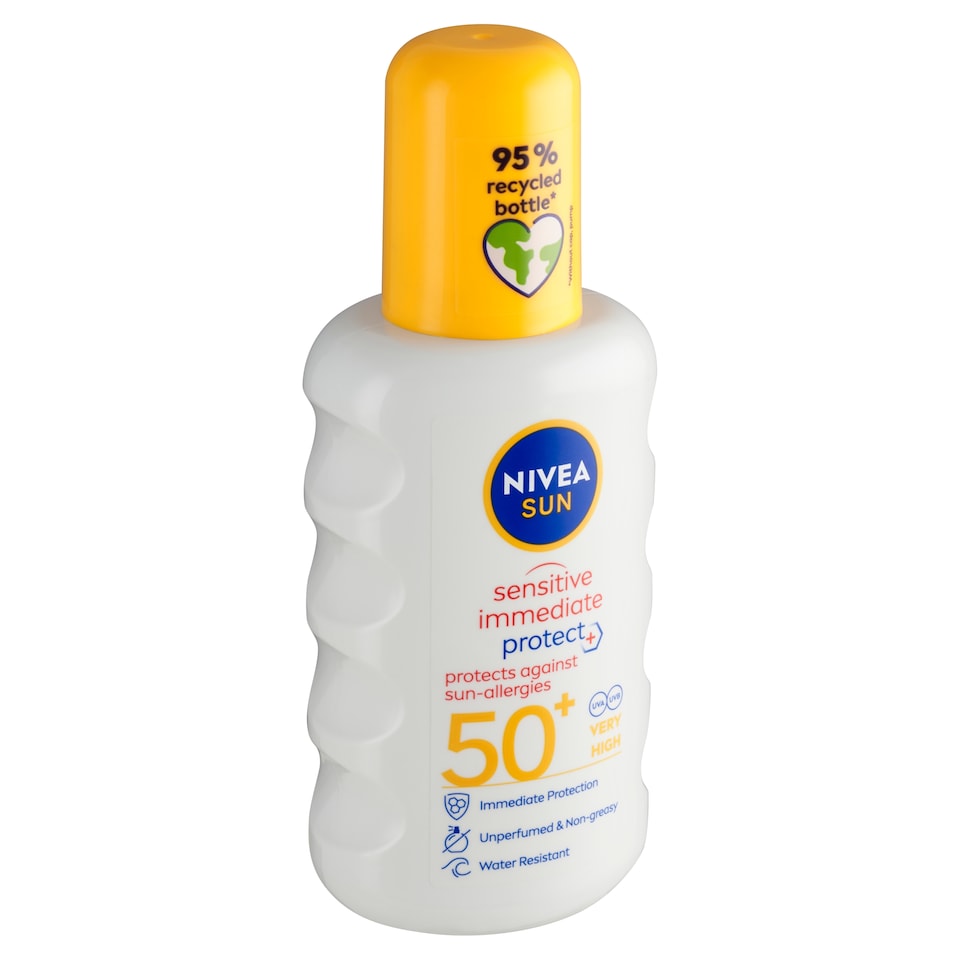 obrázok 1 z Nivea Sun Sensitive Sprej na opaľovanie OF 50+ 200 ml