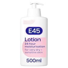 E45 Moisturiser Body Lotion for Dry & Sensitive Skin 500ml