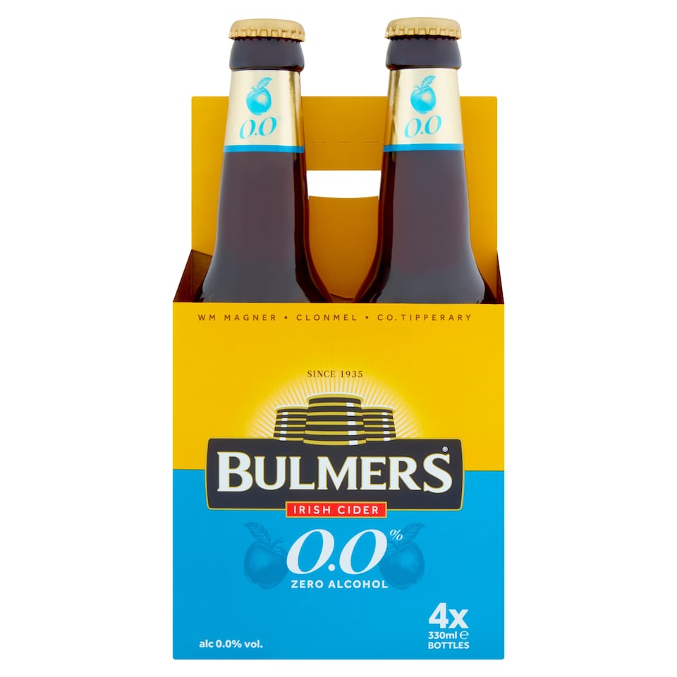 image 1 of Bulmers Zero 4X330ml