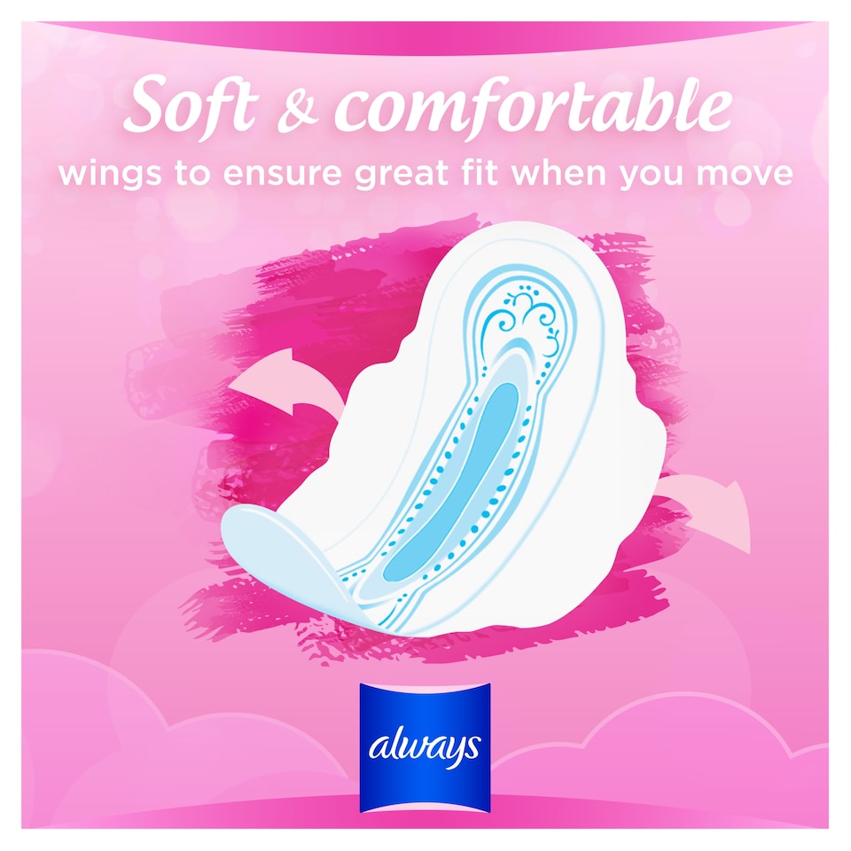 image 1 of Always Sensitive Normal Size 1 Sanitary Towels With Wings 14 Pack