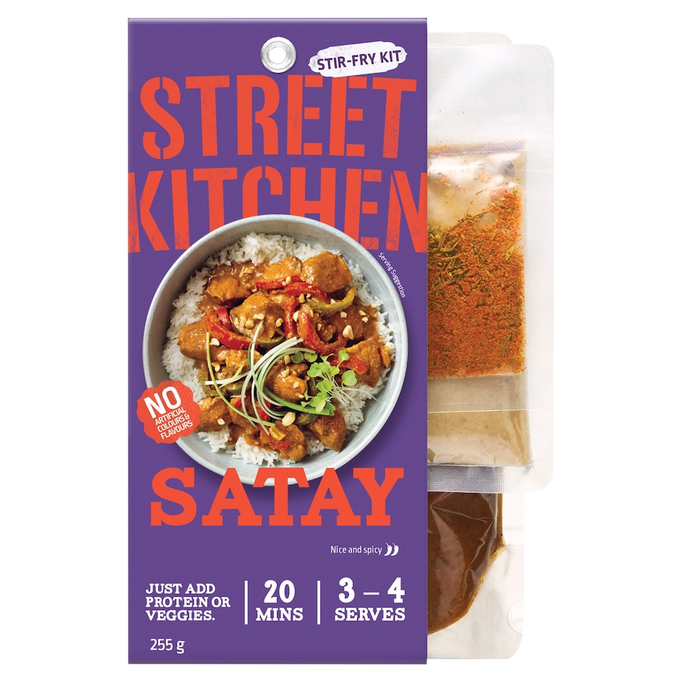 Street Kitchen Malaysian Satay Chicken Meal Kit 255G