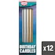 image 1 of Dr Oetker 12 Metallic Birthday Candles