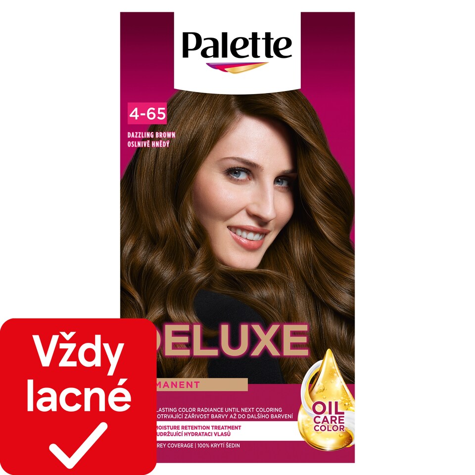 obrázok 1 z Palette Deluxe farba na vlasy Oslnivo hnedý 4-65