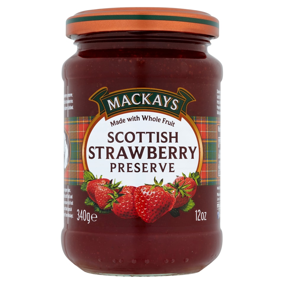 Mackays Scottish Strawberry Preserve 340G