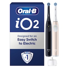 Oral-B iO Series 2 Black/Pink Electric Toothbrush Duo