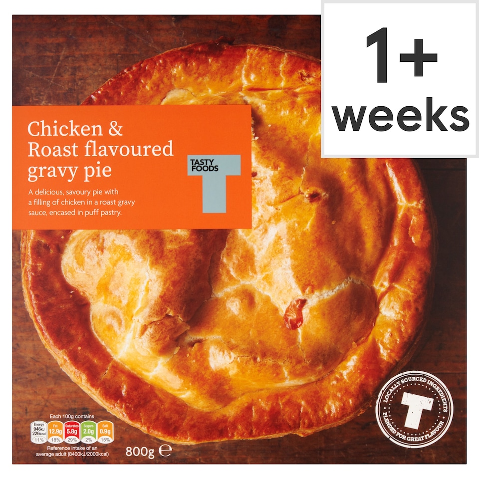 Tasty Foods Roast Chicken Pie 800G