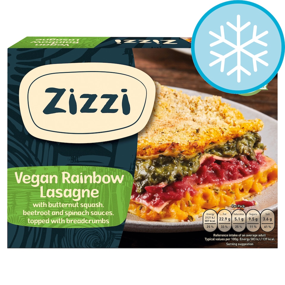 image 1 of Zizzi Vegan Rainbow Lasagne 400G