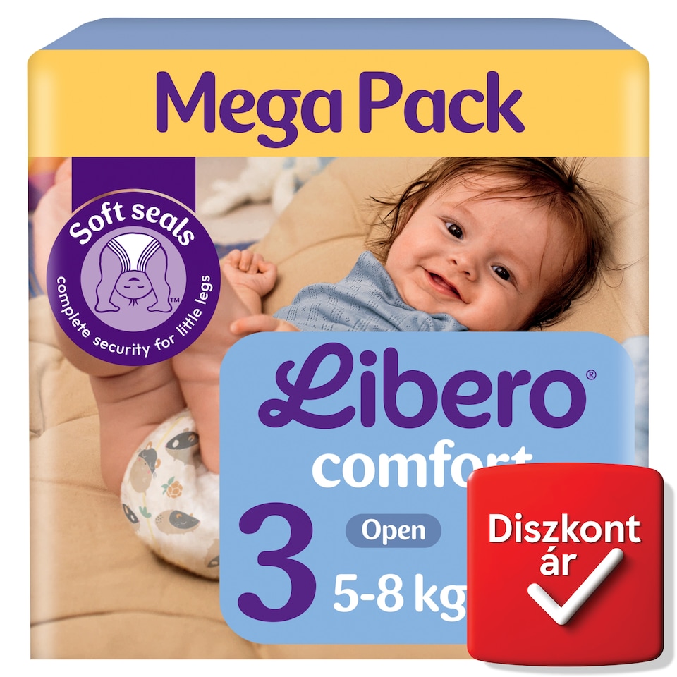Libero Comfort pelenka, méret: 3, 5-8 kg, 76 db  1. kép