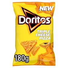 Doritos Tortilla Chips Triple Cheese Pizza Sharing Bag Crisps 180g