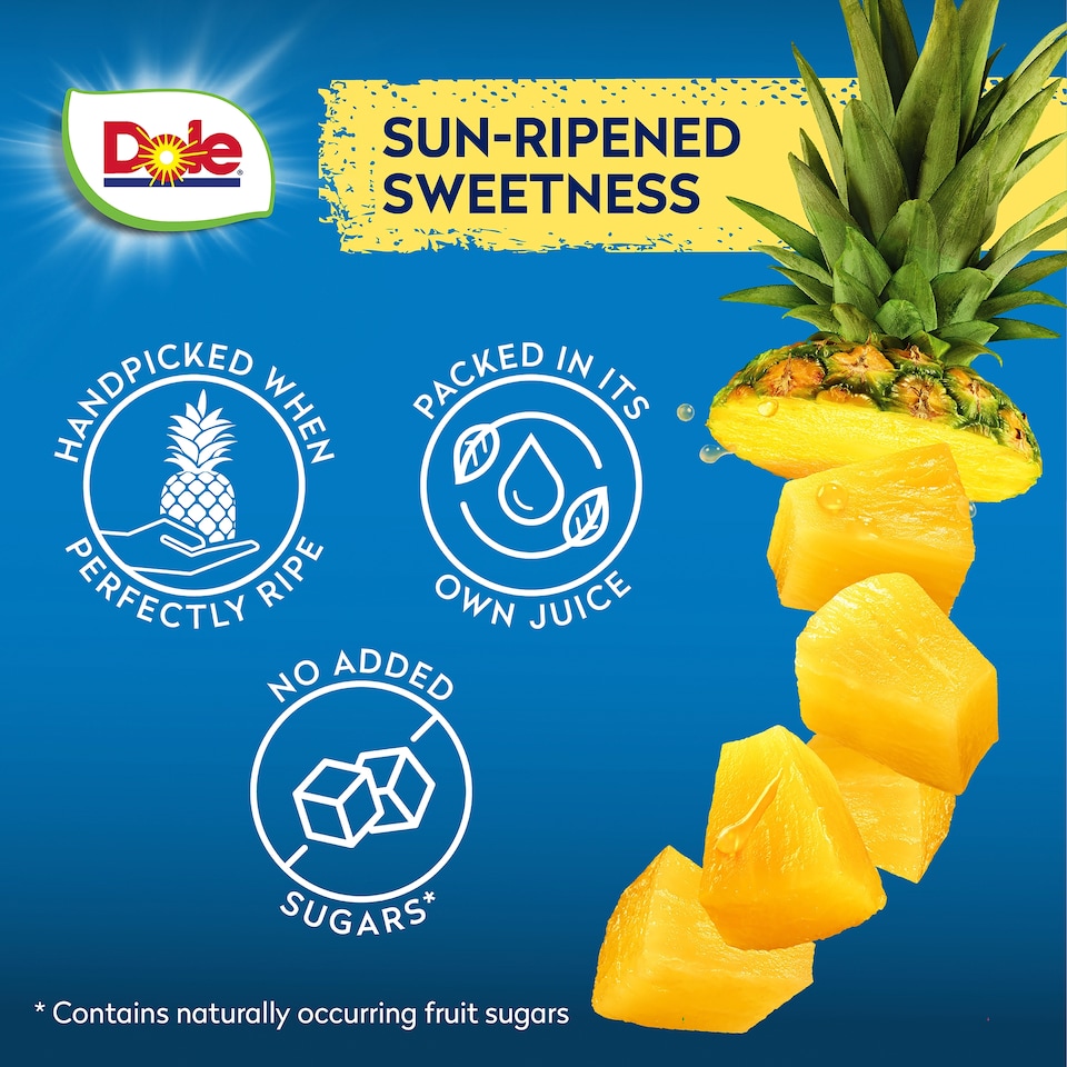 image 1 of Dole Gold Pineapple Chunks In Juice 432G