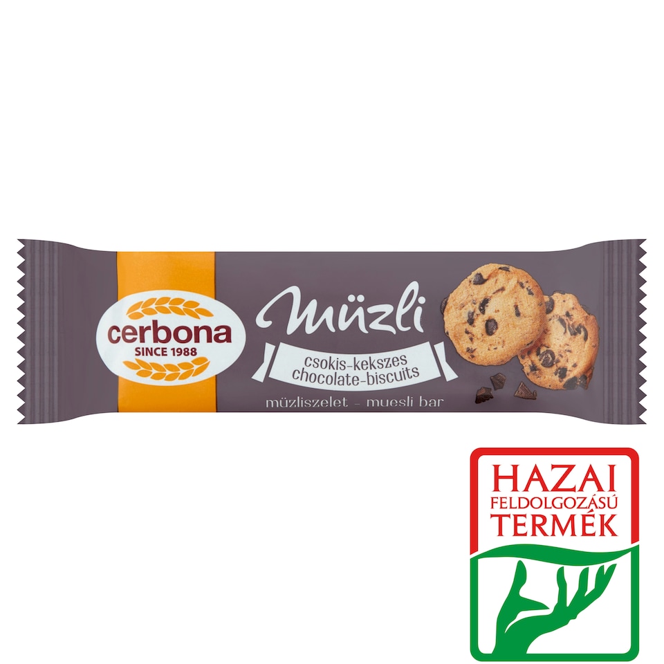 image 1 of Cerbona Chocolate-Biscuit Muesli Bar 20 g
