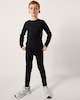 image 1 of F&F Active Boys ULTRAMOVE Base Layer Leggings in Black