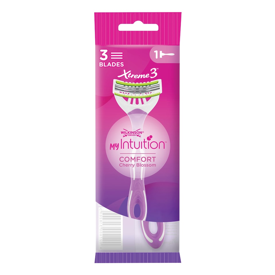 Wilkinson Sword My Intuition Xtreme 3 Comfort Cherry Blossom eldobható borotva