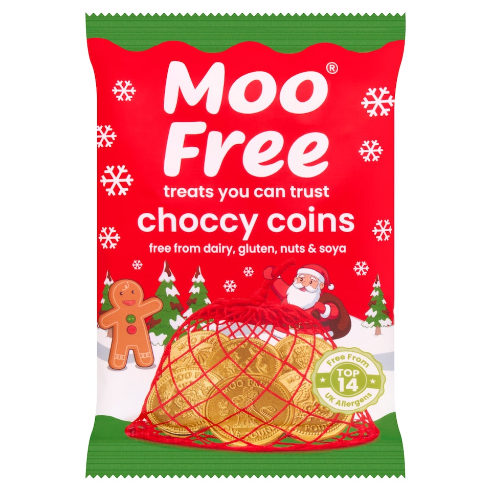 Moo Free Choccy Coins 49g