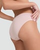 image 3 of  F&F 2-Pack Ribbed Seamfree High Leg Hipster Knickers in Pink