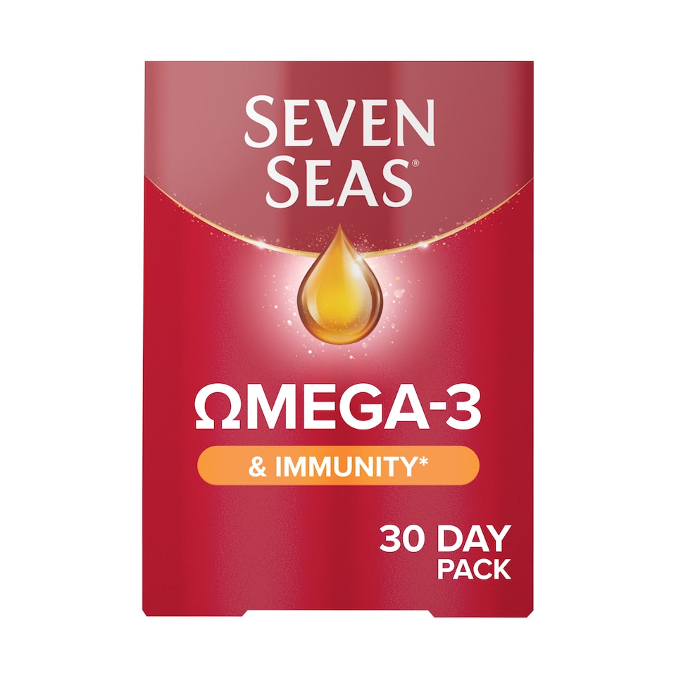 image 1 of Seven Seas Omega-3 & Immunity Fish Oil Capsules 30 Day Duo Pack