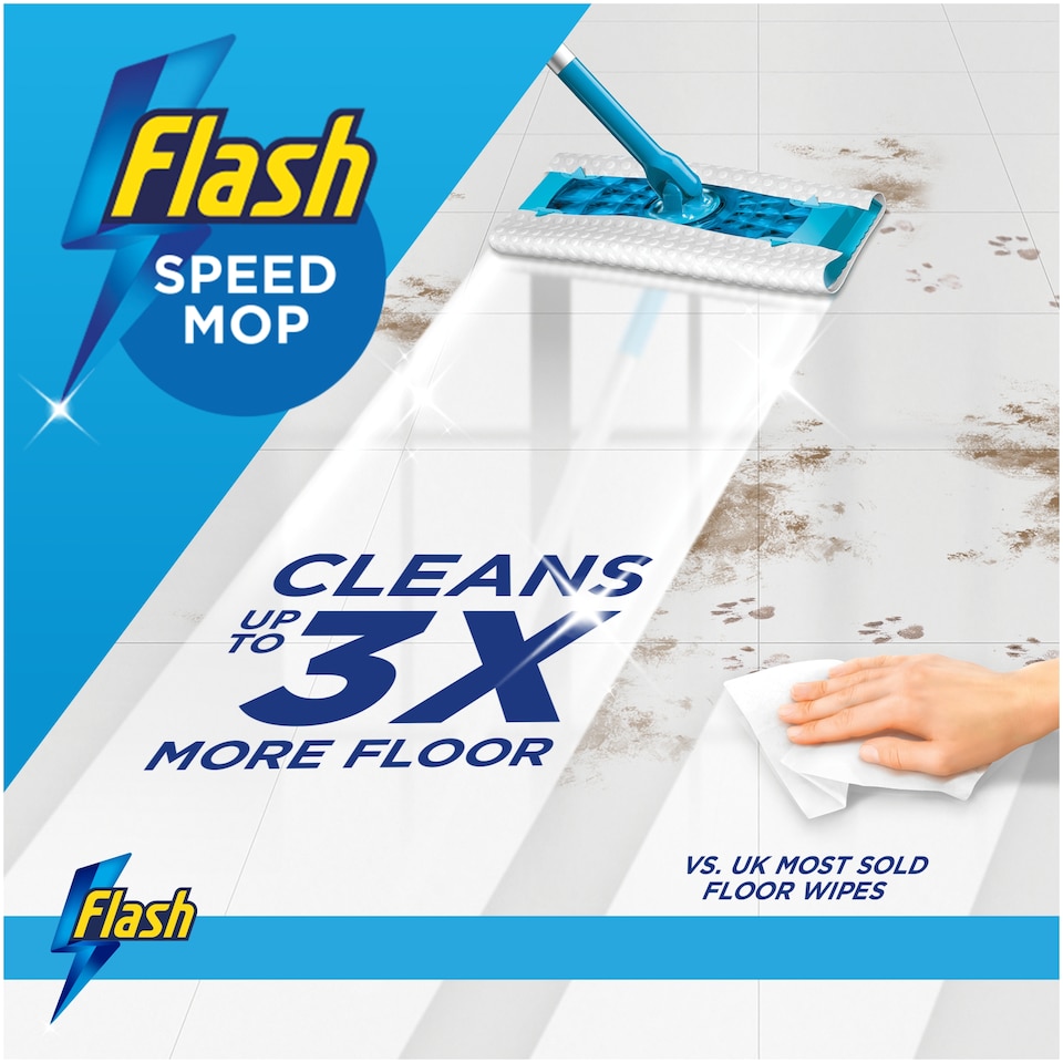 image 1 of Flash limited Edition Speed Mop Wet Cloths 24 Pads