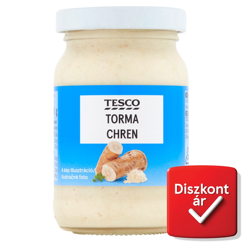 Tesco reszelt torma 170 g