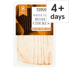 Tesco British Wafer Thin Roast Chicken Slices 120g