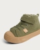 image 3 of F&F Boys Corduroy High Top Trainers in Khaki