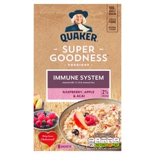 Quaker Oat Super Fruit Raspberry, Apple &Acai Porridge 285G