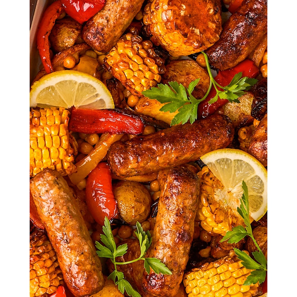 image 1 of The Gym Kitchen High Protein Lean Pork Sausages 340g