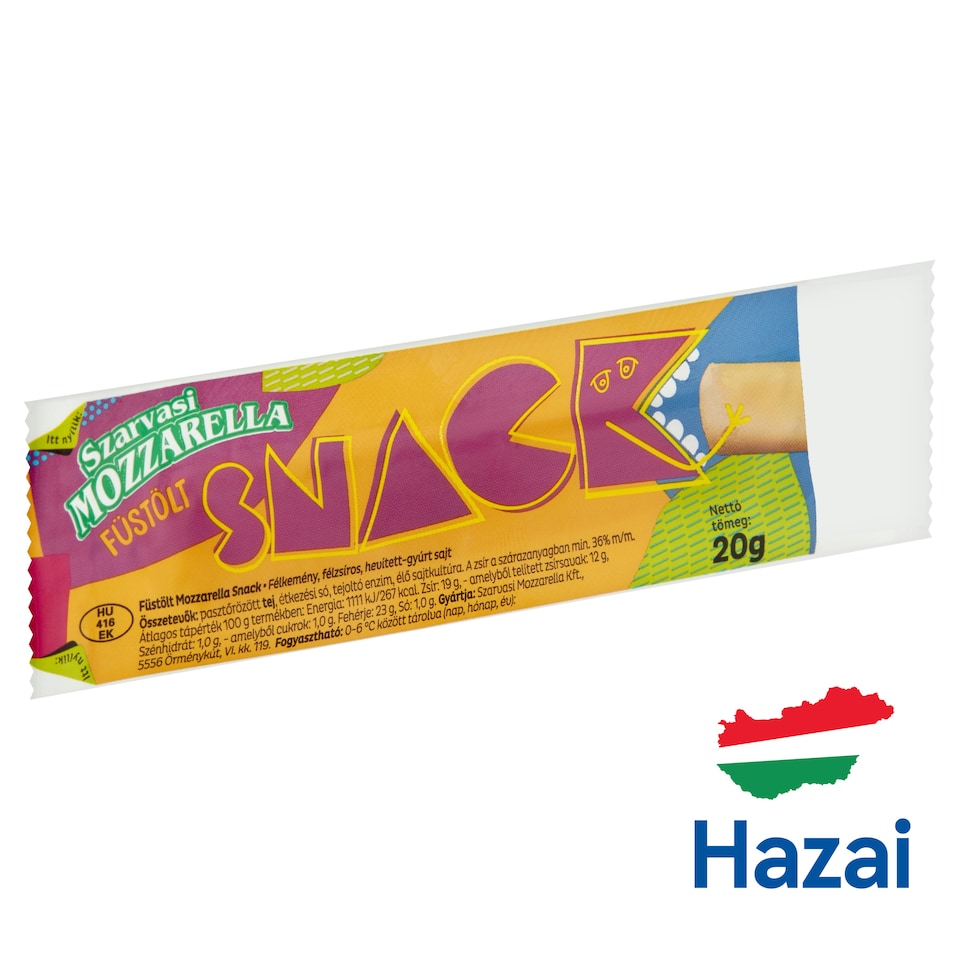 Szarvasi Mozzarella Snack füstölt 20 g