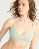 image 2 of F&F 2-Pack Lace Trim Ribbed Bralettes in Multi
