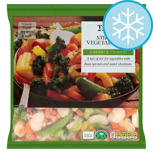 Tesco Stir Fry Vegetable Mix 600G Tesco Groceries