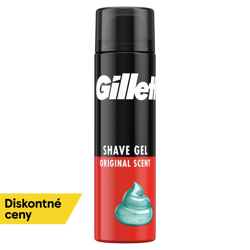 obrázok 1 z Gillette Classic Gél Na Holenie S Originálnou Vôňou, Rýchle A Ľahké Holenie, 200ml