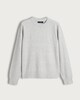 image 4 of F&F Knitted Crew Neck Knit Jumper with Wool in Silver