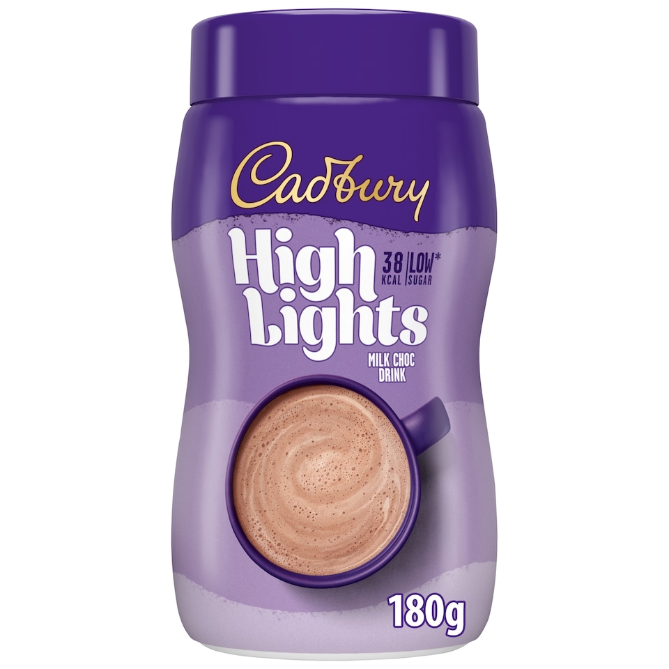 Cadbury Highlights Milk Chocolate Drink 180G