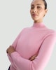 image 2 of F&F Premium Pure Cashmere High Neck Jumper in Pink