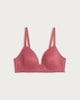 image 4 of F&F Contour Non-Wired Lace Plunge Bra in Purple