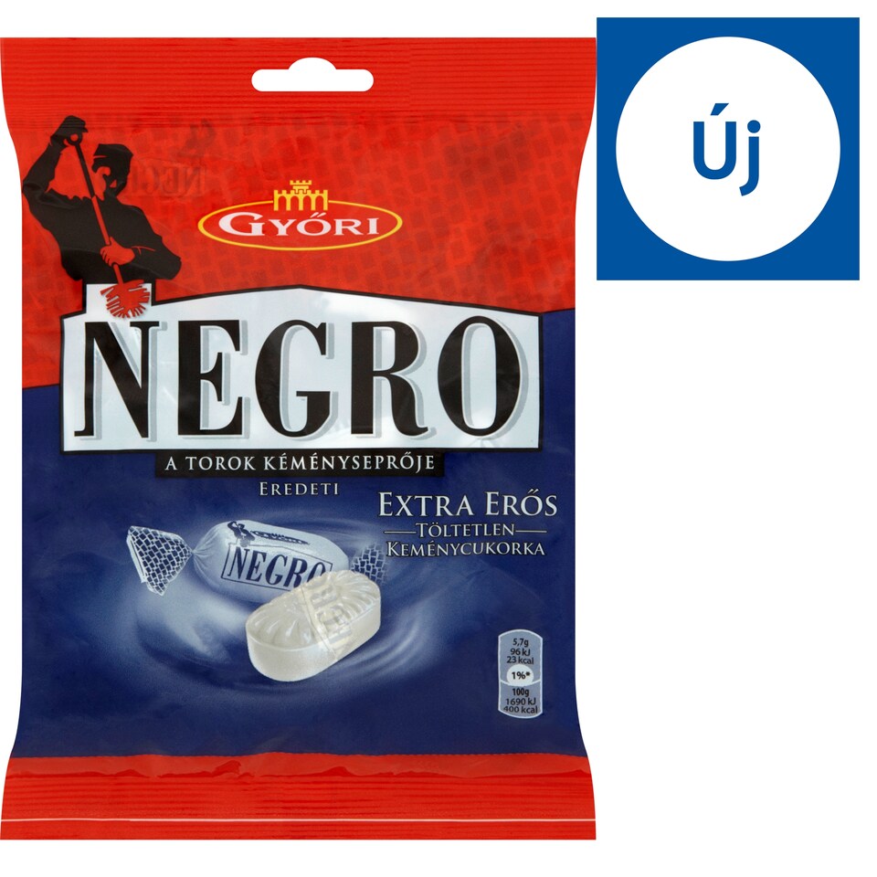 Győri Negro Extra Strong Hard Candy 159 g