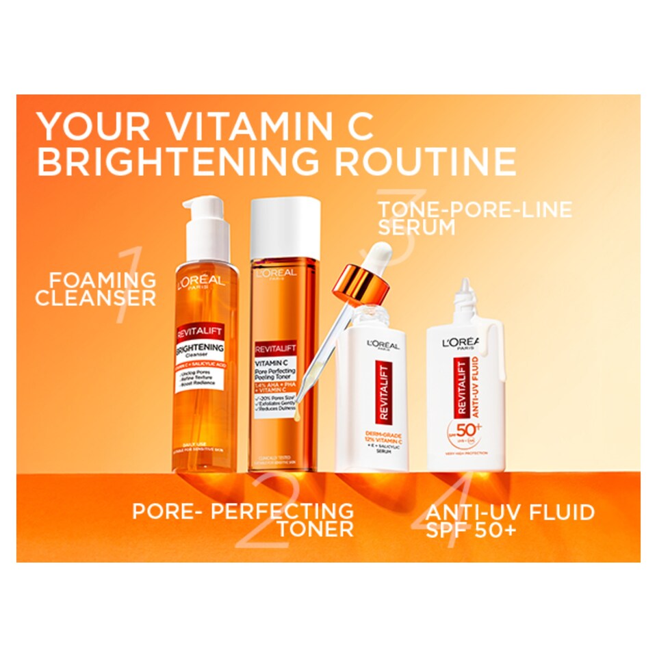 image 1 of L'Oreal Paris Revitalift Clinical Anti-UV Fluid SPF50+ 50ml