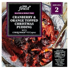 Tesco Finest* Free From Cranberry And Orange Christmas Pudding 200G