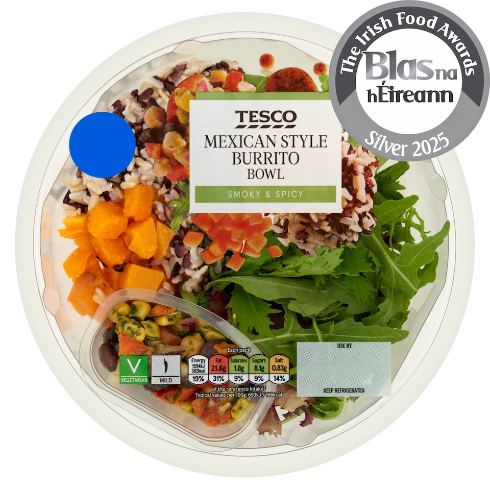 Tesco Mexican Style Burrito Bowl 265g