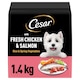 image 1 of Cesar Adult Dry Dog Food Chicken, Salmon & Vegetables 1.4kg