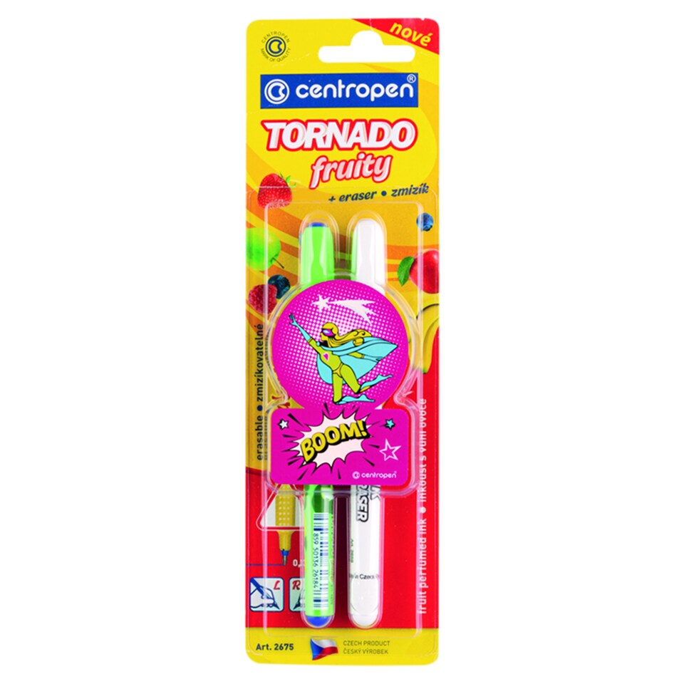 Centropen Tornado Fruity pero + zmizík