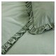 image 2 of F&F Home Bedding Washed Cotton Sage Duvet Set King